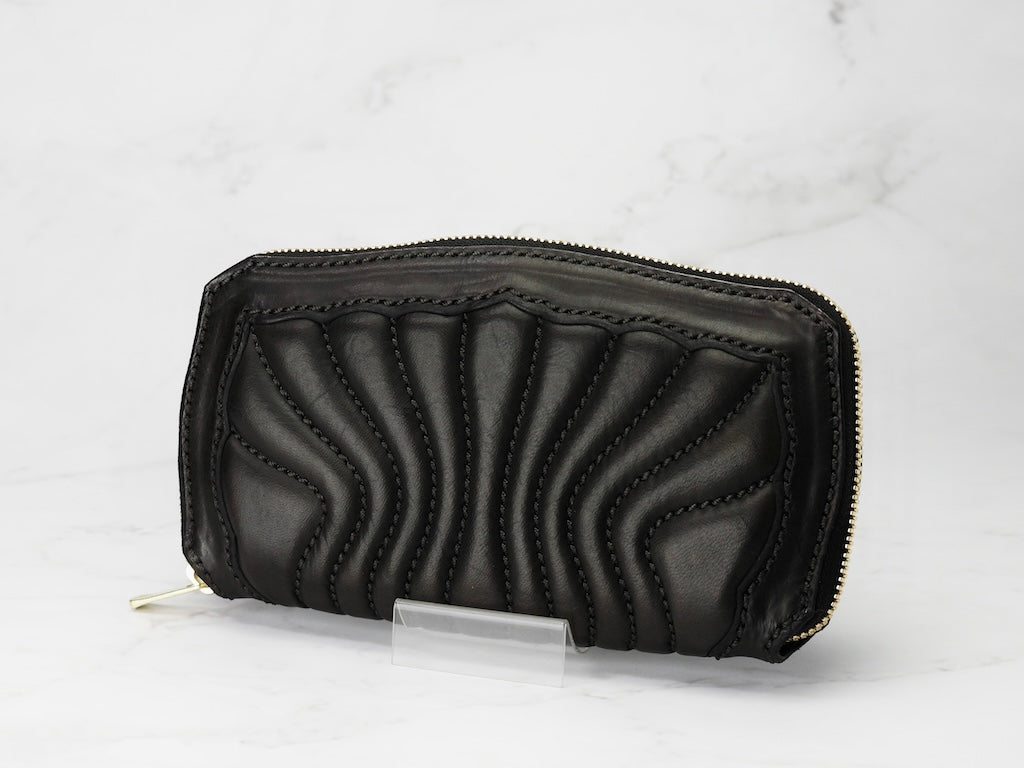 MANIFOLD ［RY-11 PL-B］ MORAY ROUND FASTENER WALLET