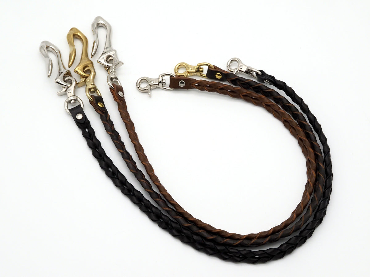 MANIFOLD キーホルダー ウォレットロープ　セットで MANIFOLD ［MR-02 PL ］ MANIFOLD WALLET ROPE -馬ヌメ皮革