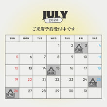 画像をギャラリービューアに読み込む, 7月 MANIFOLD SHOP ご来店予約
