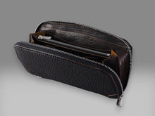 画像をギャラリービューアに読み込む, MW-11 GS-PL TE　Round Fastener Wallet（馬ヌメ極厚本シュリンク）