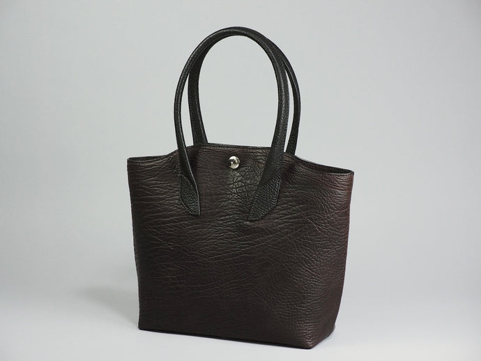 MK-02 GS　TOTE BAG［M］ 馬ヌメ極厚本シュリンク LA-DARK BROWN