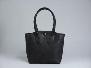 MK-01 GS　TOTE BAG［S］ 馬ヌメ極厚本シュリンク LA-BLACK