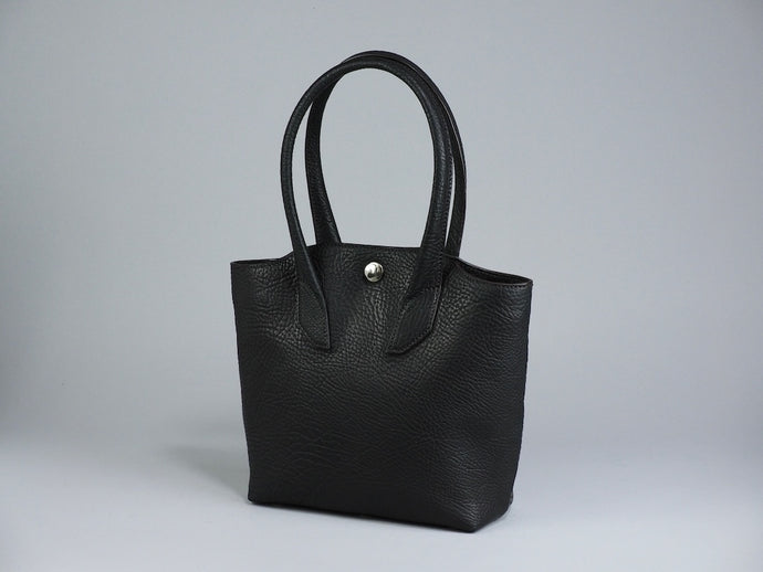 MK-01 GS　TOTE BAG［S］ 馬ヌメ極厚本シュリンク LA-BLACK