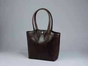 【2025 TEST SAMPLE】MK-01　TOTE BAG［S］　　手染め BROWN