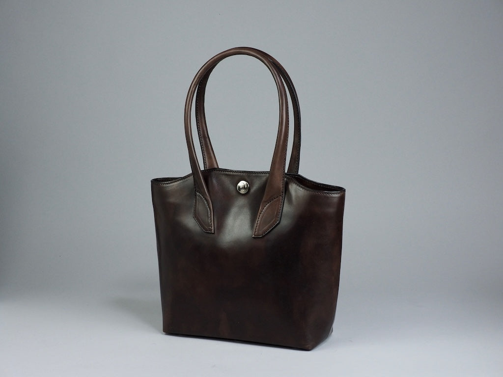 【2025 TEST SAMPLE】MK-01　TOTE BAG［S］　　手染め BROWN