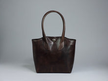 画像をギャラリービューアに読み込む, MK-01　TOTE BAG［S］馬ヌメ 手染め BROWN