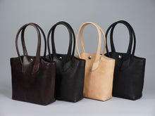 画像をギャラリービューアに読み込む, MK-01　TOTE BAG［S］馬ヌメ 手染め BROWN