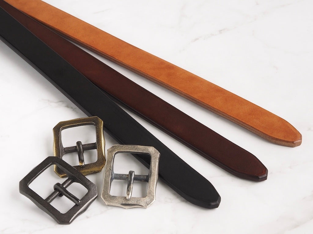 【極厚極上品】MANIFOLD 茶芯極厚艶黒 5mm最厚級　タフ最強モデルベルト BELT – MANIFOLD←DETAIL WORKS→