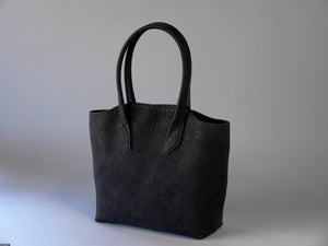 MK-02 GS　TOTE BAG［M］ 馬ヌメ極厚シュリンク BLACK