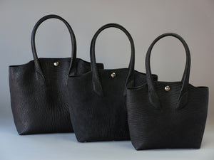 MK-03 GS　TOTE BAG［L］ 馬ヌメ極厚シュリンク BLACK