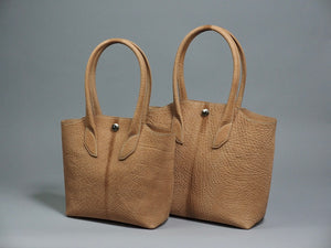 MK-02 GS　TOTE BAG［M］ 馬ヌメ極厚シュリンク TAN