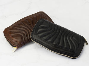 ［受注製作］RY-11 PL-B　MORAY ROUND FASUTENER WALLET