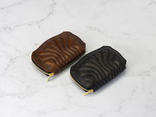 画像をギャラリービューアに読み込む, ［受注製作］RY-12 PL-B　MORAY ROUND FASTENER CARD CASE