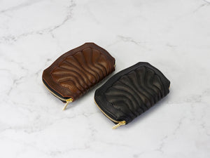 ［受注製作］RY-12 PL-B　MORAY ROUND FASTENER CARD CASE