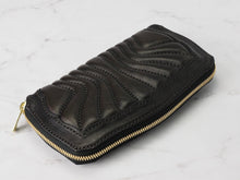 画像をギャラリービューアに読み込む, ［受注製作］RY-11 PL-B　MORAY ROUND FASUTENER WALLET