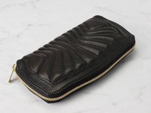 ［受注製作］RY-11 PL-B　MORAY ROUND FASUTENER WALLET