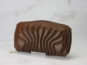 ［受注製作］RY-11 PL-B　MORAY ROUND FASUTENER WALLET