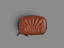 Load image into Gallery viewer, ［受注製作］RY-12 PL-TE　MORAY ROUND FASTENER CARD CASE