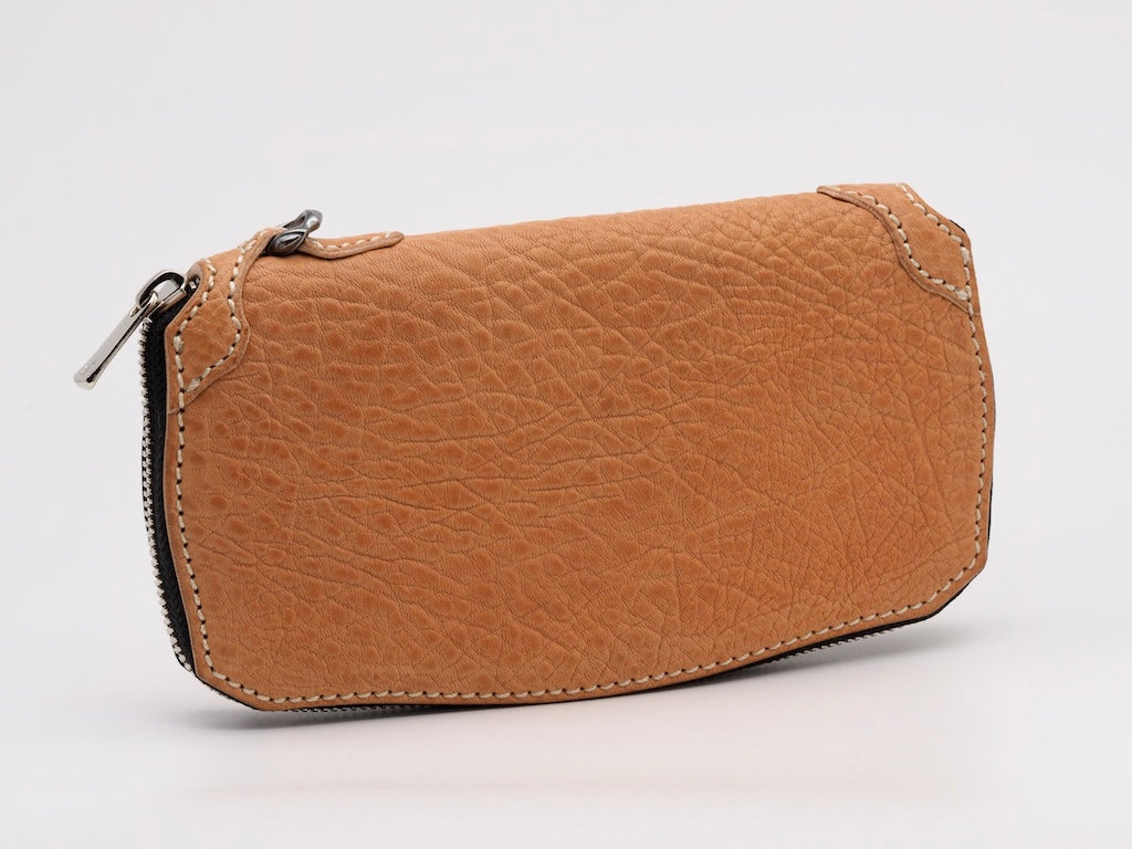 MANIFOLD ［MW-11 GS S-T］ ROUND FASTENER WALLET（馬ヌメ極厚