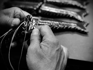 leather lure sewing 